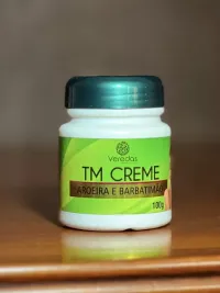 Imagem de Creme Facial Seca Espinha Tm Veredas Aroeira e Barbatimão 100g